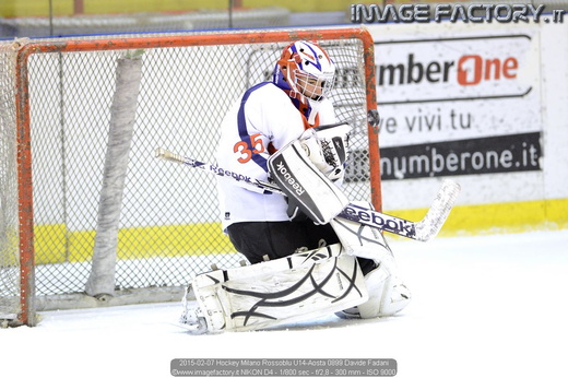 2015-02-07 Hockey Milano Rossoblu U14-Aosta 0899 Davide Fadani